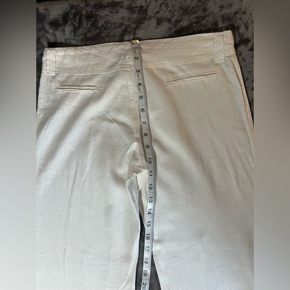 White Linen Pants - Picture 8 of 13